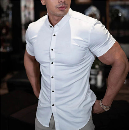 Effortless Shirt for Men with Short Sleeve