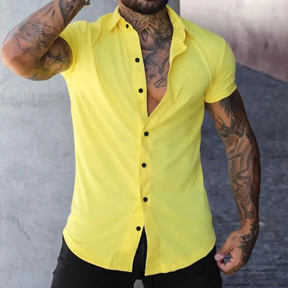 Effortless Shirt for Men with Short Sleeve
