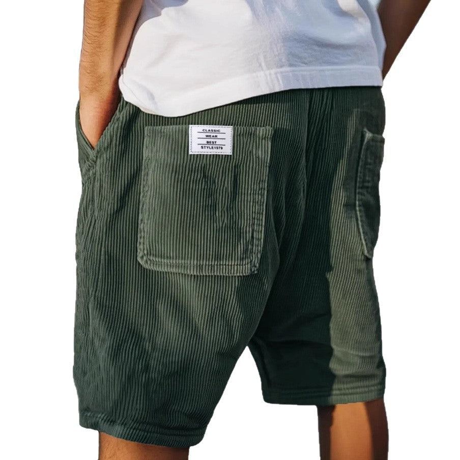 Classic Shorts for Men with Pockets Casual Style