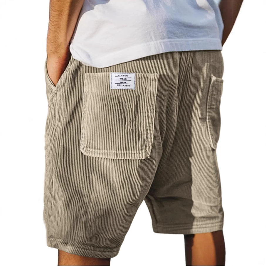 Classic Shorts for Men with Pockets Casual Style