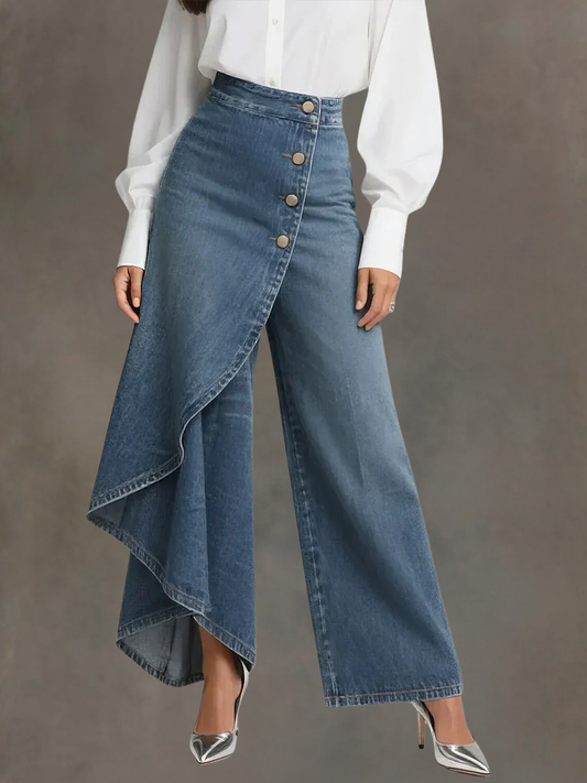 Effortless Wide Leg Pants for Women with Vintage