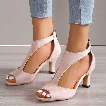 Comfortable Heeled Sandals for Women with Orthopedic Cushioned Style