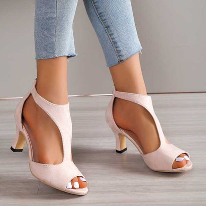 Comfortable Heeled Sandals for Women with Orthopedic Cushioned Style