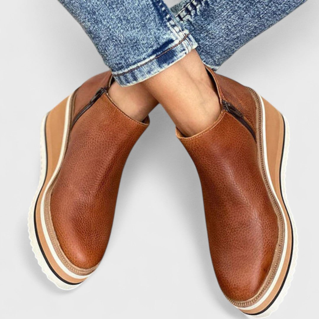 Comfortable Shoes for Women with Zipper Style