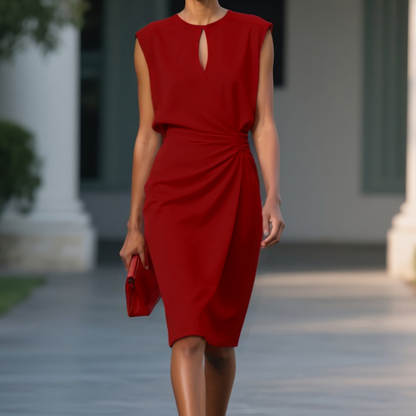 Effortless Chic Midi Dress for Women