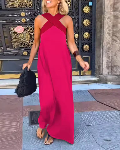 Stylish Maxi Dress for Women with Vintage Casual Style