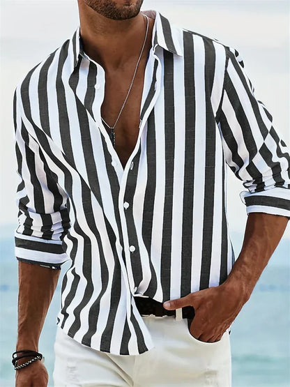 Comfortable Striped Shirt for Men