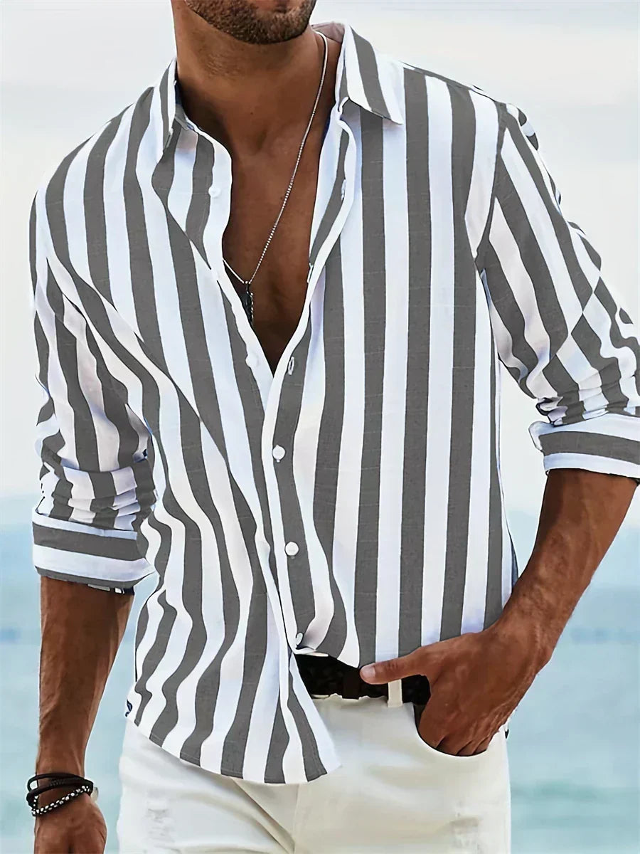 Comfortable Striped Shirt for Men