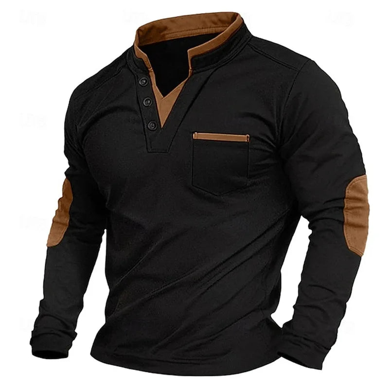 Comfortable Knit Sweater for Men with V Neck
