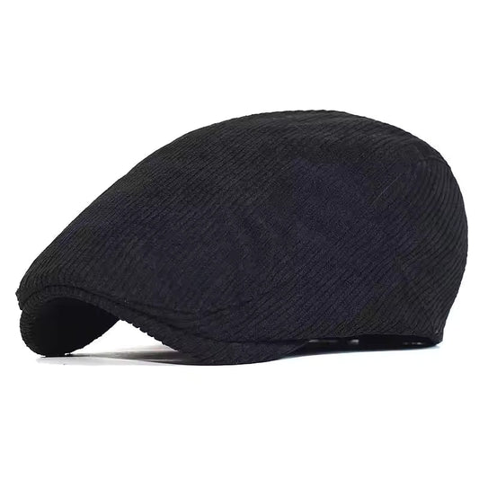 Effortless Corduroy Cap for Men with Vintage Design