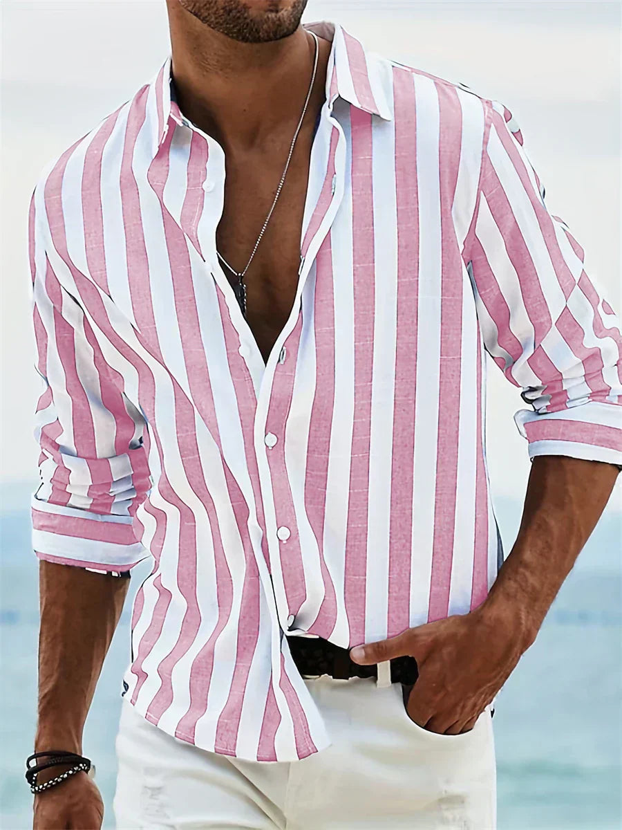 Comfortable Striped Shirt for Men
