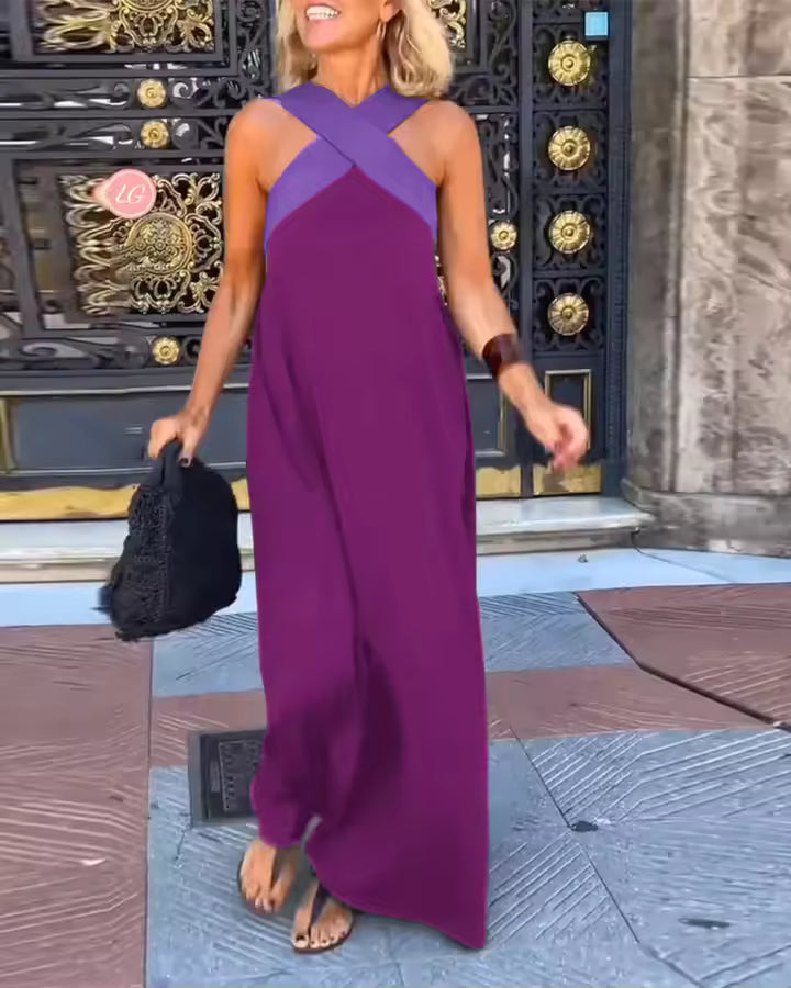 Stylish Maxi Dress for Women with Vintage Casual Style