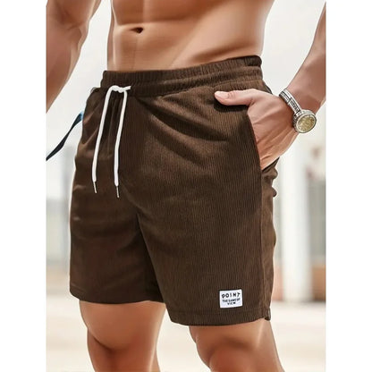 Effortless Shorts for Men with Drawstring Pockets
