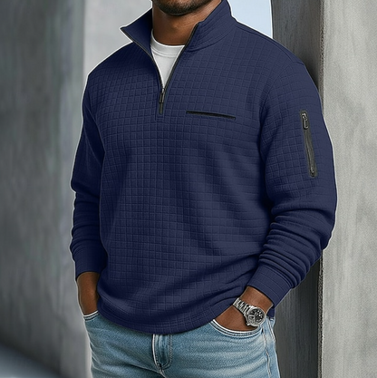 Comfortable Waffle Shirt for Men with Long Sleeve