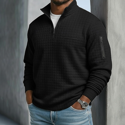 Comfortable Waffle Shirt for Men with Long Sleeve