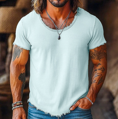 Stylish T Shirt for Men with Crew Neck