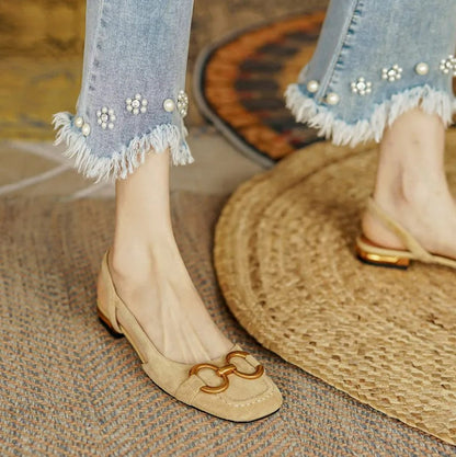 Comfortable Sandals for Women with Buckle Strap Cushioned Style