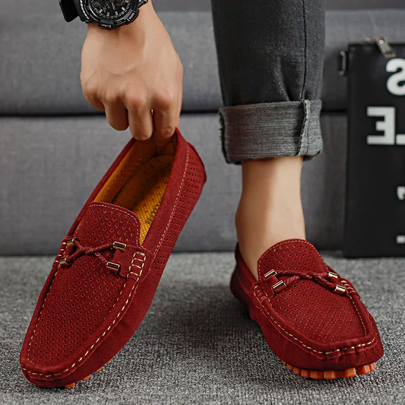 Comfortable Loafers for Men with Breathable Slip On Style