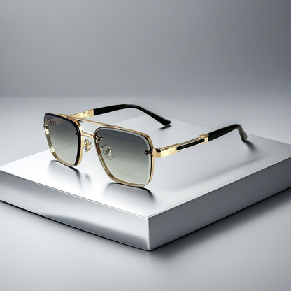 Classic Sunglasses for Men with Squared Frame Design
