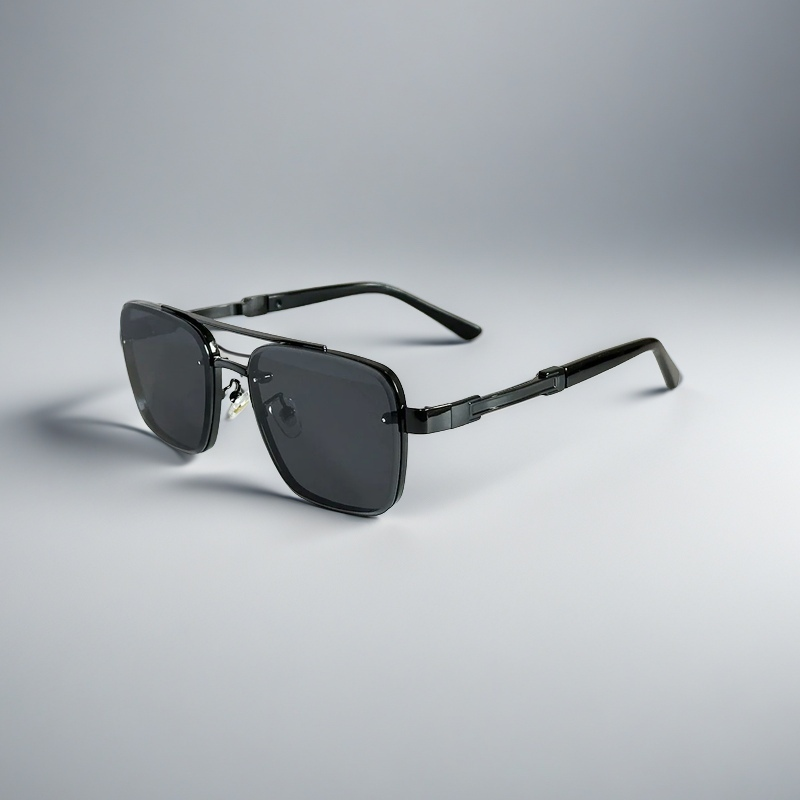 Classic Sunglasses for Men with Squared Frame Design