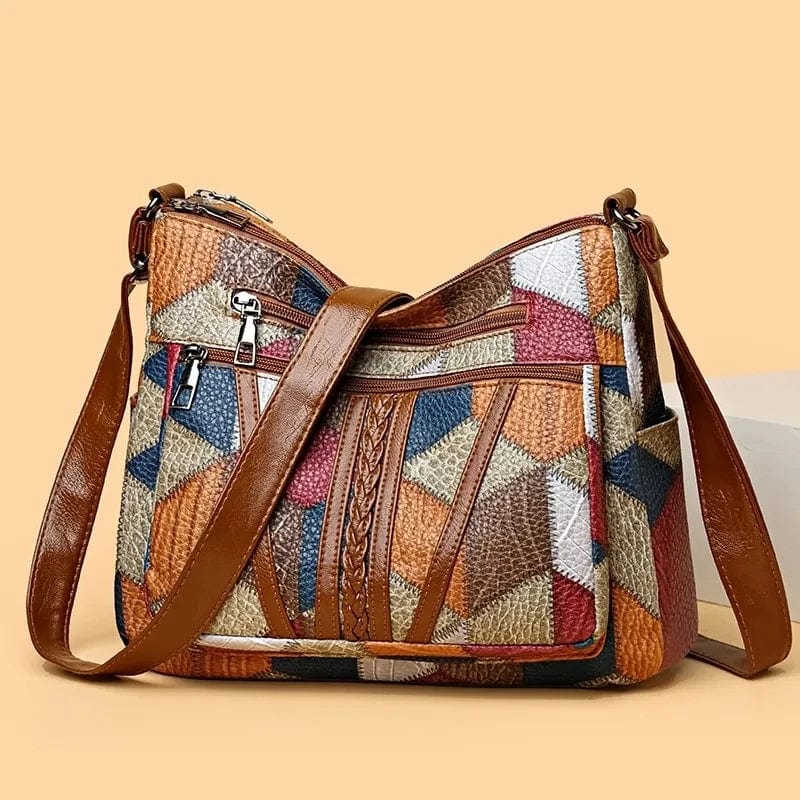 Elegant Handbag for Women with Timeless Mosaic Design