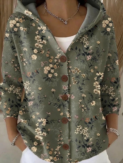 Elegant Knit Sweater for Women with Hooded Casual Style
