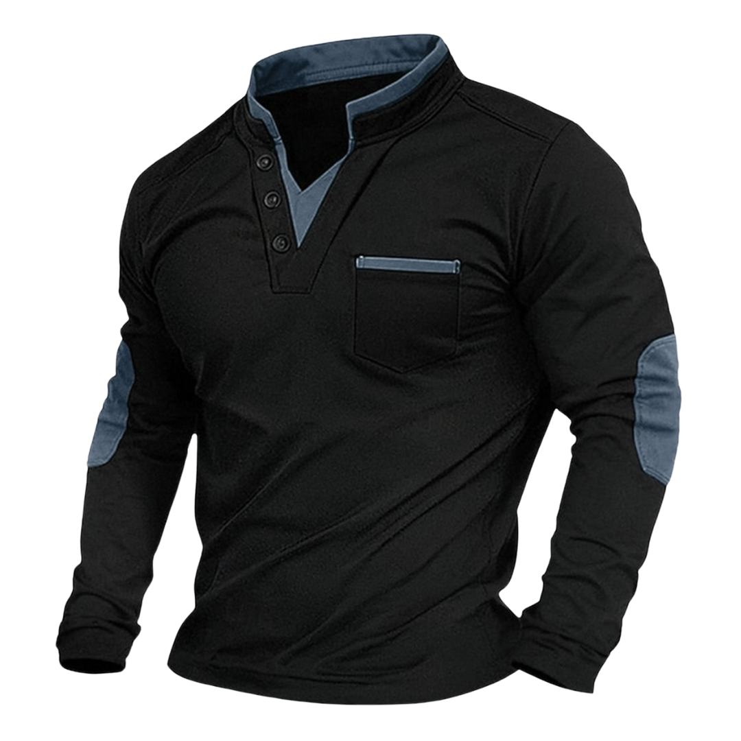 Comfortable Knit Sweater for Men with V Neck