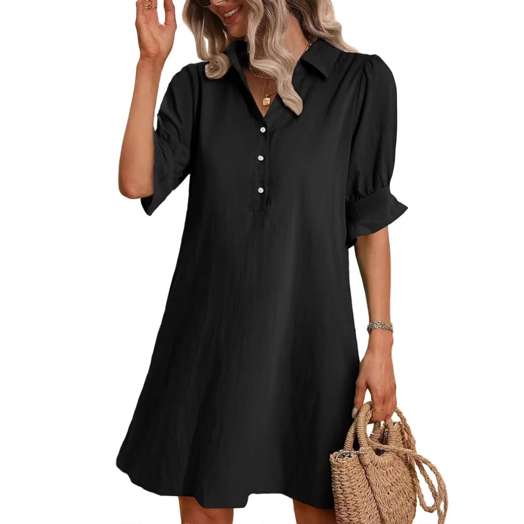 Stylish Shirt Dress for Women with Button Down