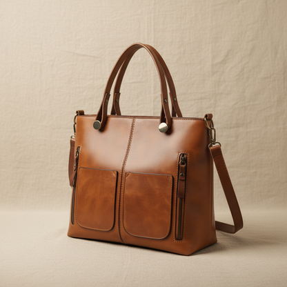 Effortless Shoulder Bag for Women with Pocket Design