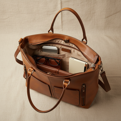 Effortless Shoulder Bag for Women with Pocket Design