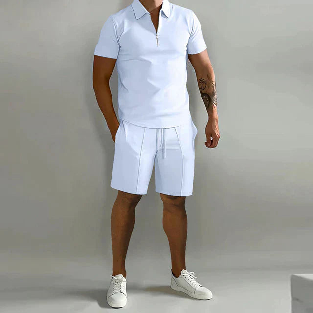 Effortless Polo and Shorts Set for Men