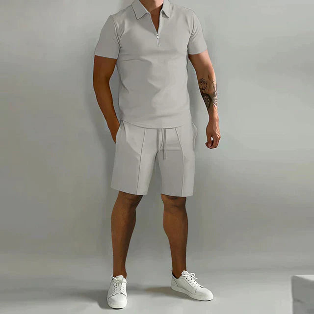 Effortless Polo and Shorts Set for Men