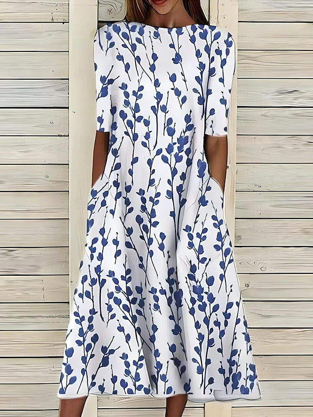 Effortless Floral Mini Dress for Women