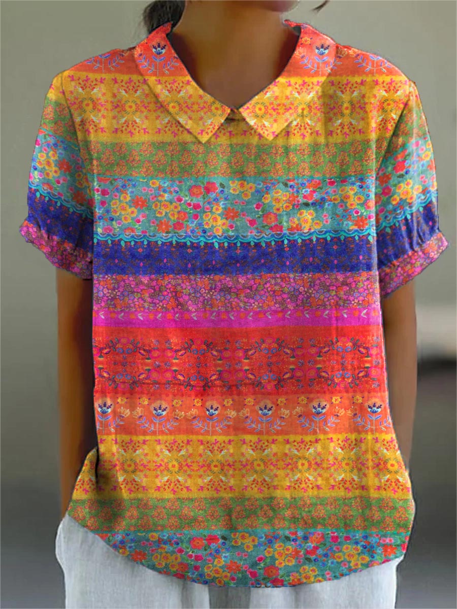 Effortless Floral Blouse for Women