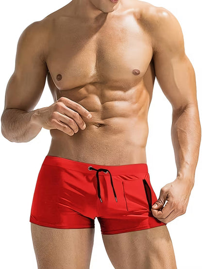 Classic Shorts for Men with Zipper Casual Style