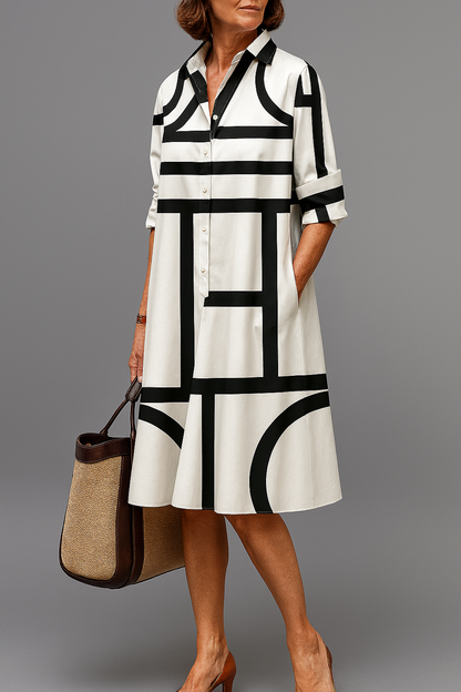 Effortless Flowy Midi Dress for Women