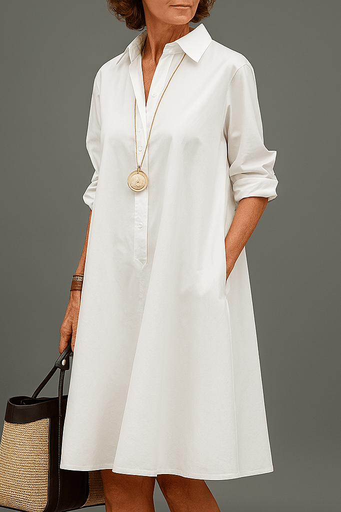 Effortless Flowy Midi Dress for Women