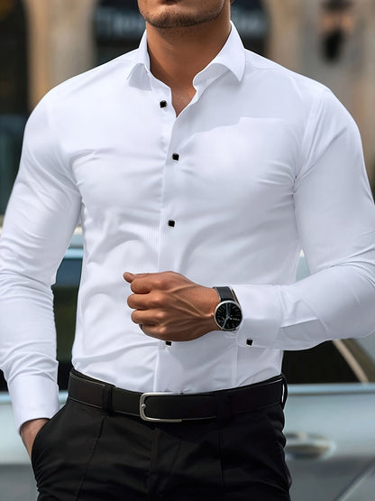 Effortless Light Grey Shirt for Men