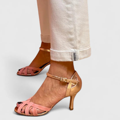 Comfortable Heels for Women with Ankle Strap Orthopedic Style