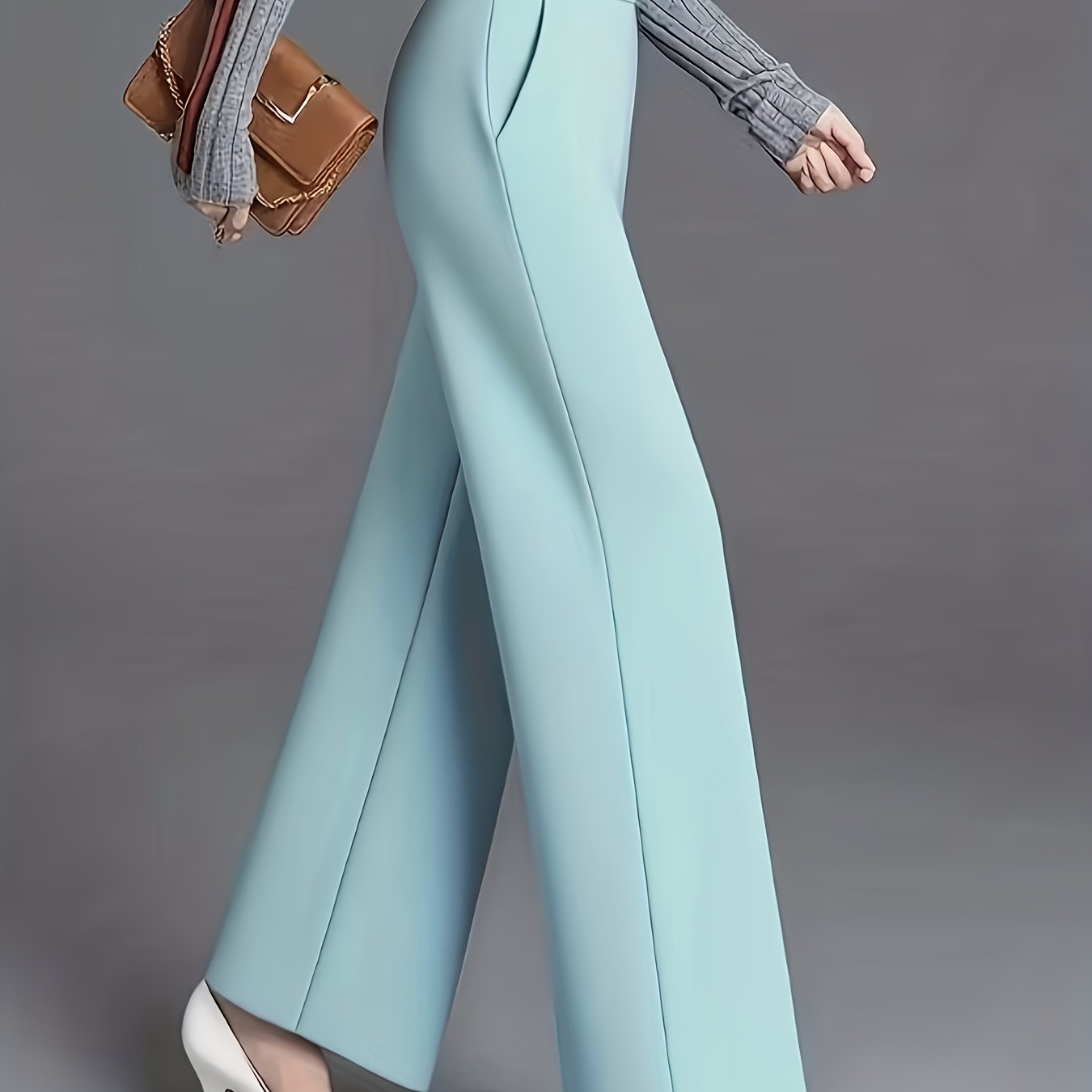 Effortless Wide Leg Pants for Women with High Waist