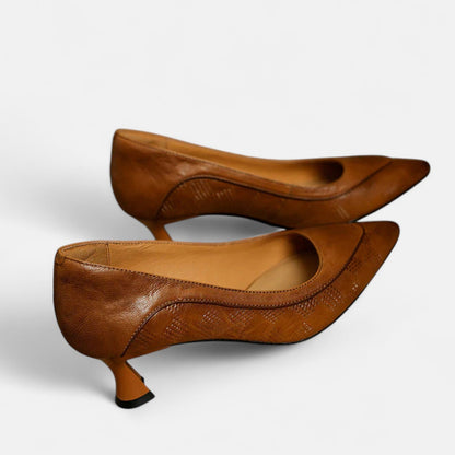 Comfortable Heels for Women with Kitten Heel Cushioned Breathable Style