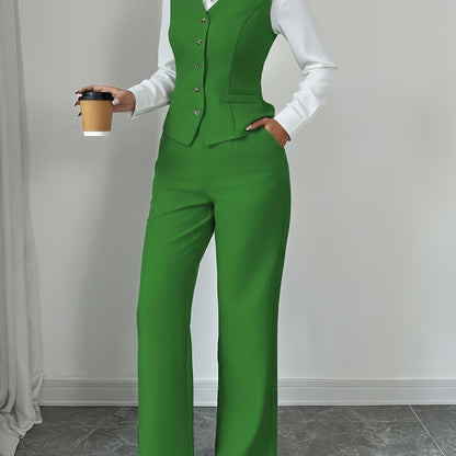Comfortable Two Piece Set for Women with Wide Leg