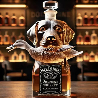 Stylish Whisky Decanter Bottle Gift Set with Villand Design