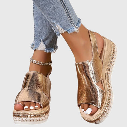Comfortable Orthopedic Sandals for Women with Slingback Cushioned Style