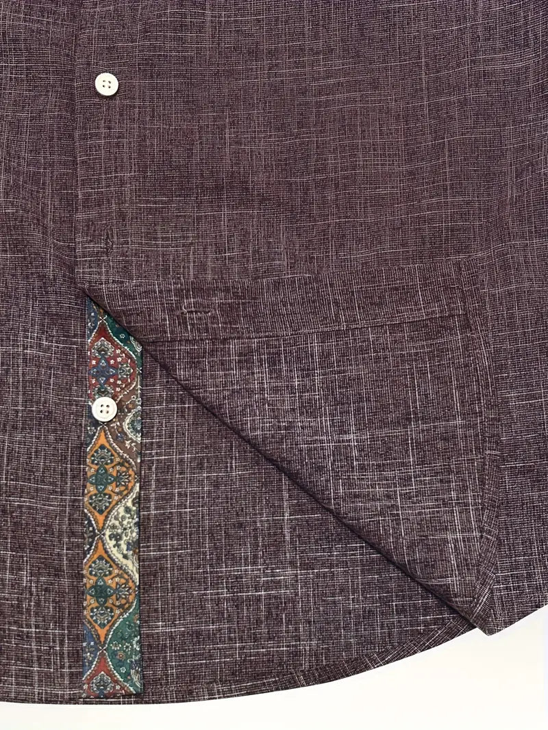 Comfortable Flowy Button Down Shirt for Men