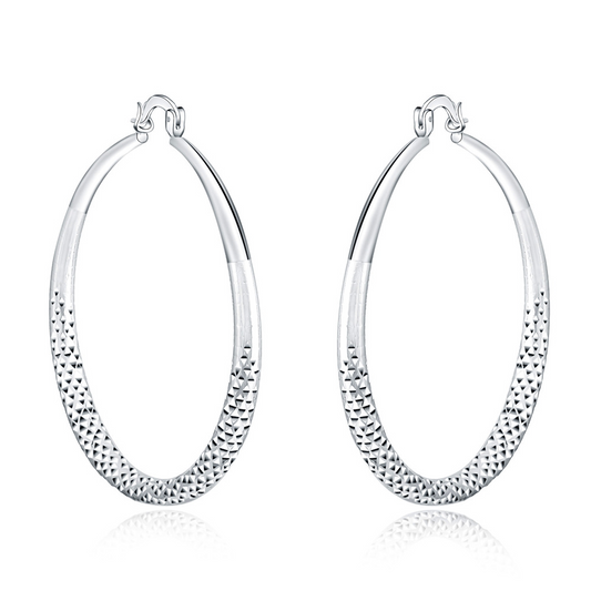 Elegant Earrings for Women with Retro Silver Design