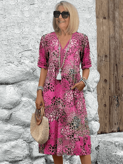 Stylish Maxi Dress for Women with Short Sleeve