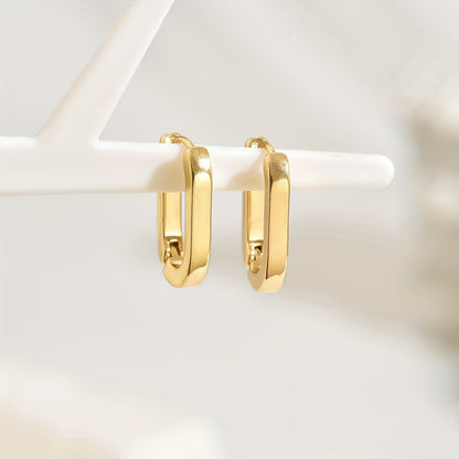Elegant Geometric Hoop Earrings for Women