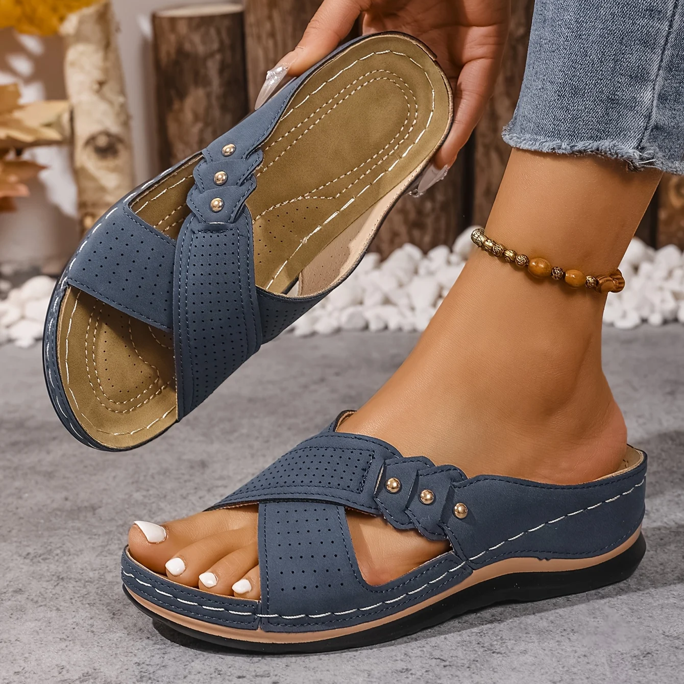 Comfortable Orthopedic Sandals for Women with Wedge Style