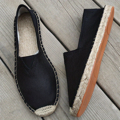 Comfortable Espadrilles for Men with Woven Breathable Style